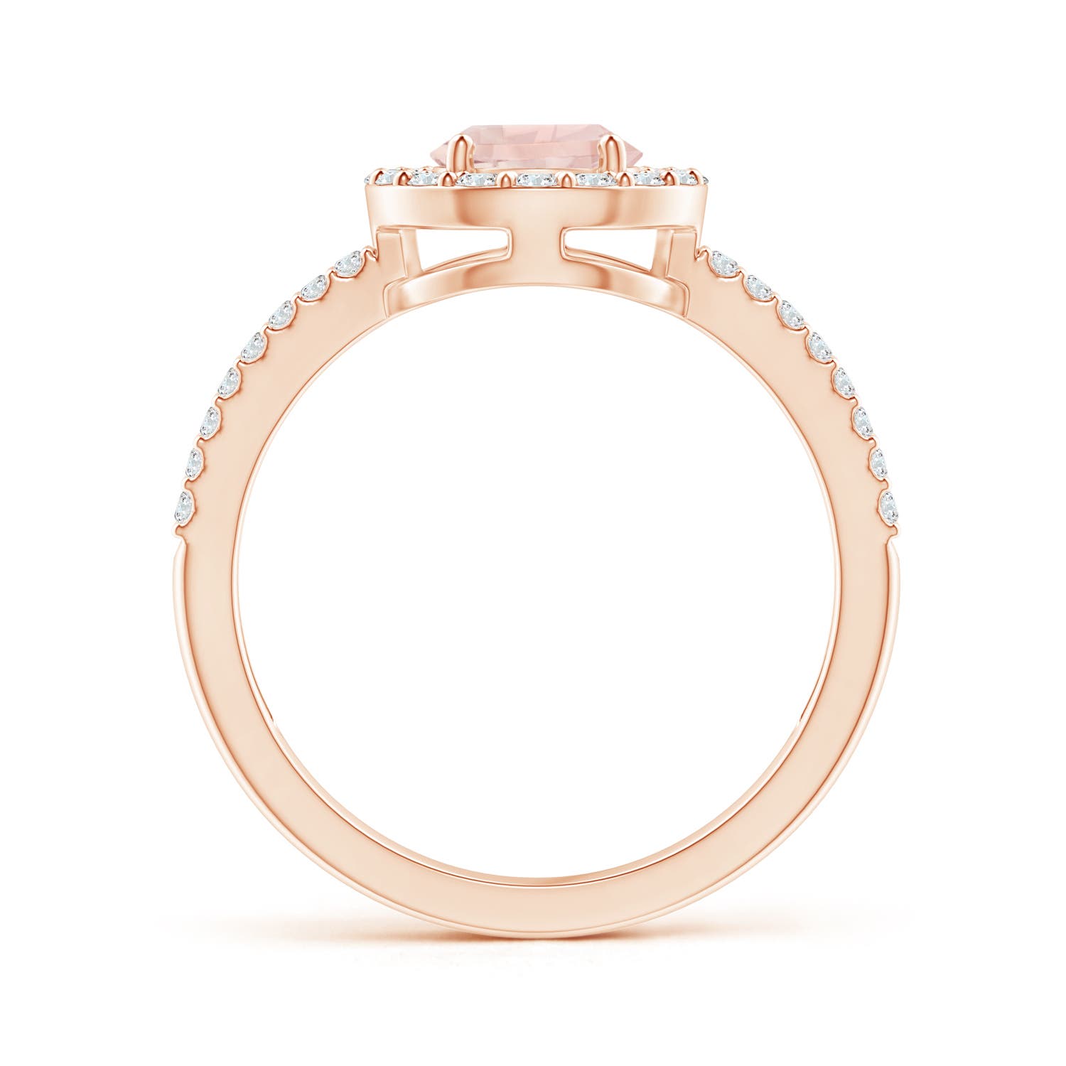 AA - Morganite / 1.39 CT / 14 KT Rose Gold