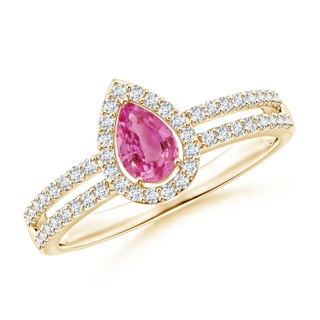 Pear AAA Pink Sapphire