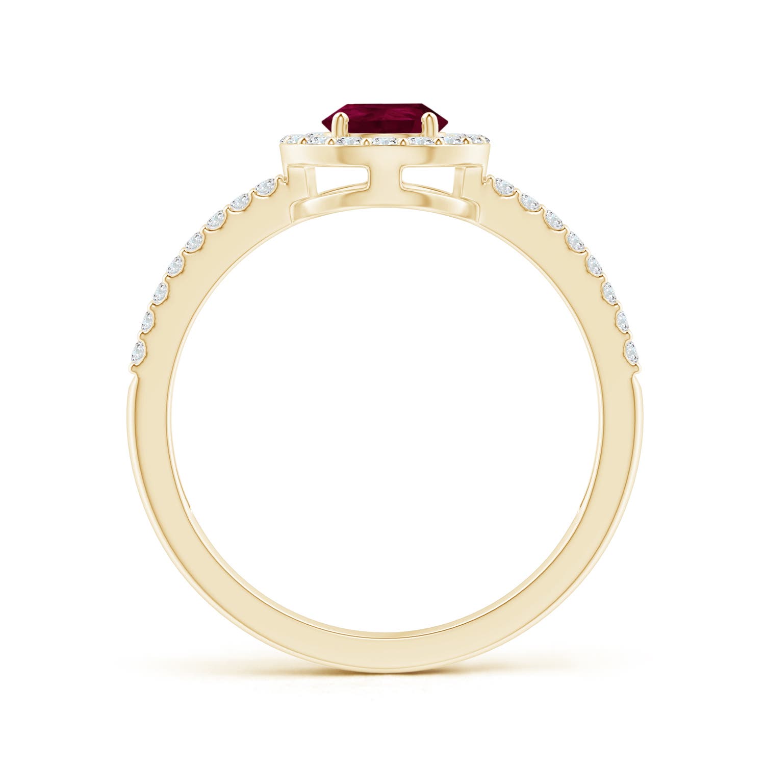 A - Ruby / 1.17 CT / 14 KT Yellow Gold