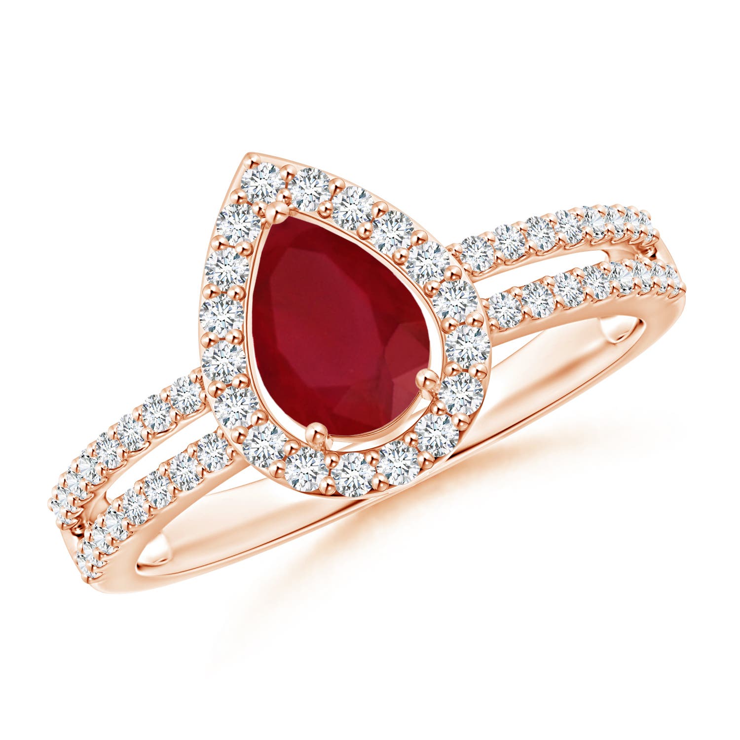 AA - Ruby / 1.17 CT / 14 KT Rose Gold