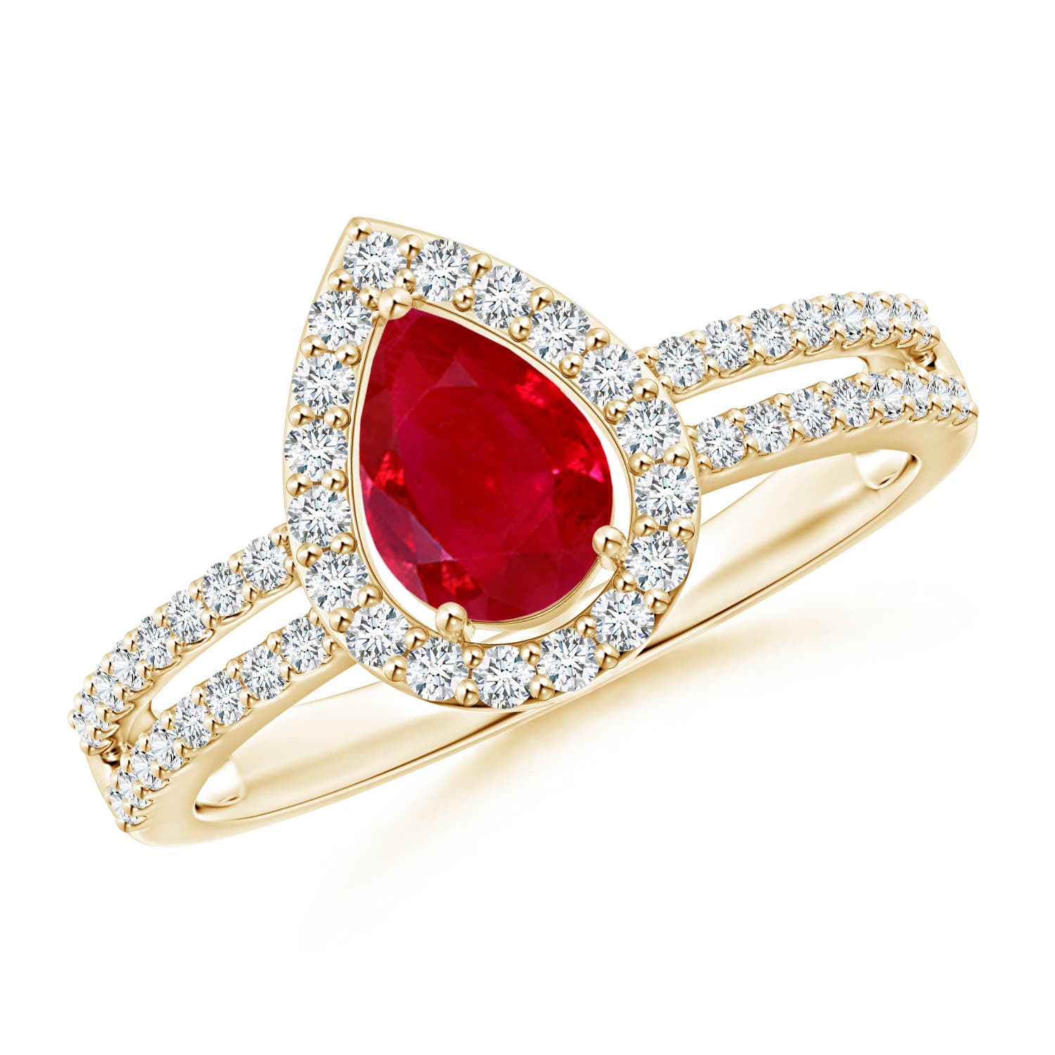 AAA - Ruby / 1.17 CT / 14 KT Yellow Gold