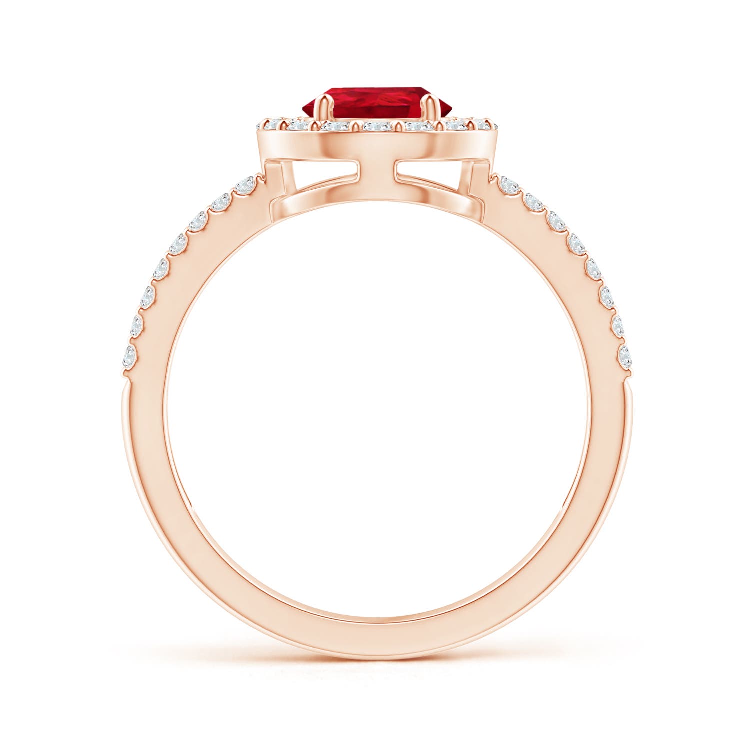 AAA - Ruby / 1.59 CT / 14 KT Rose Gold