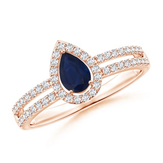 Pear A Blue Sapphire
