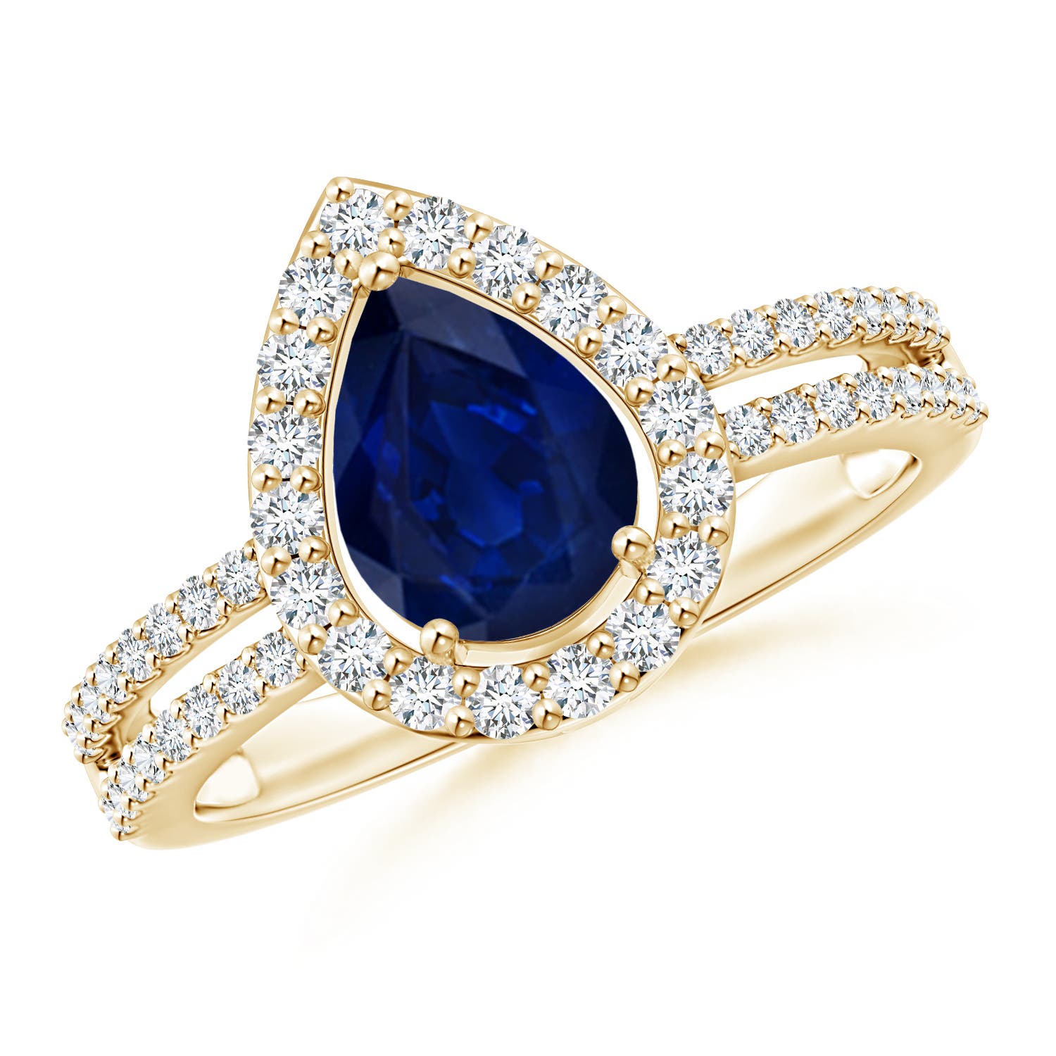 AA - Blue Sapphire / 1.59 CT / 14 KT Yellow Gold