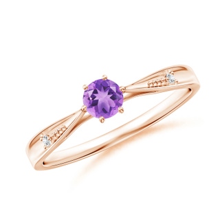 Round A Amethyst