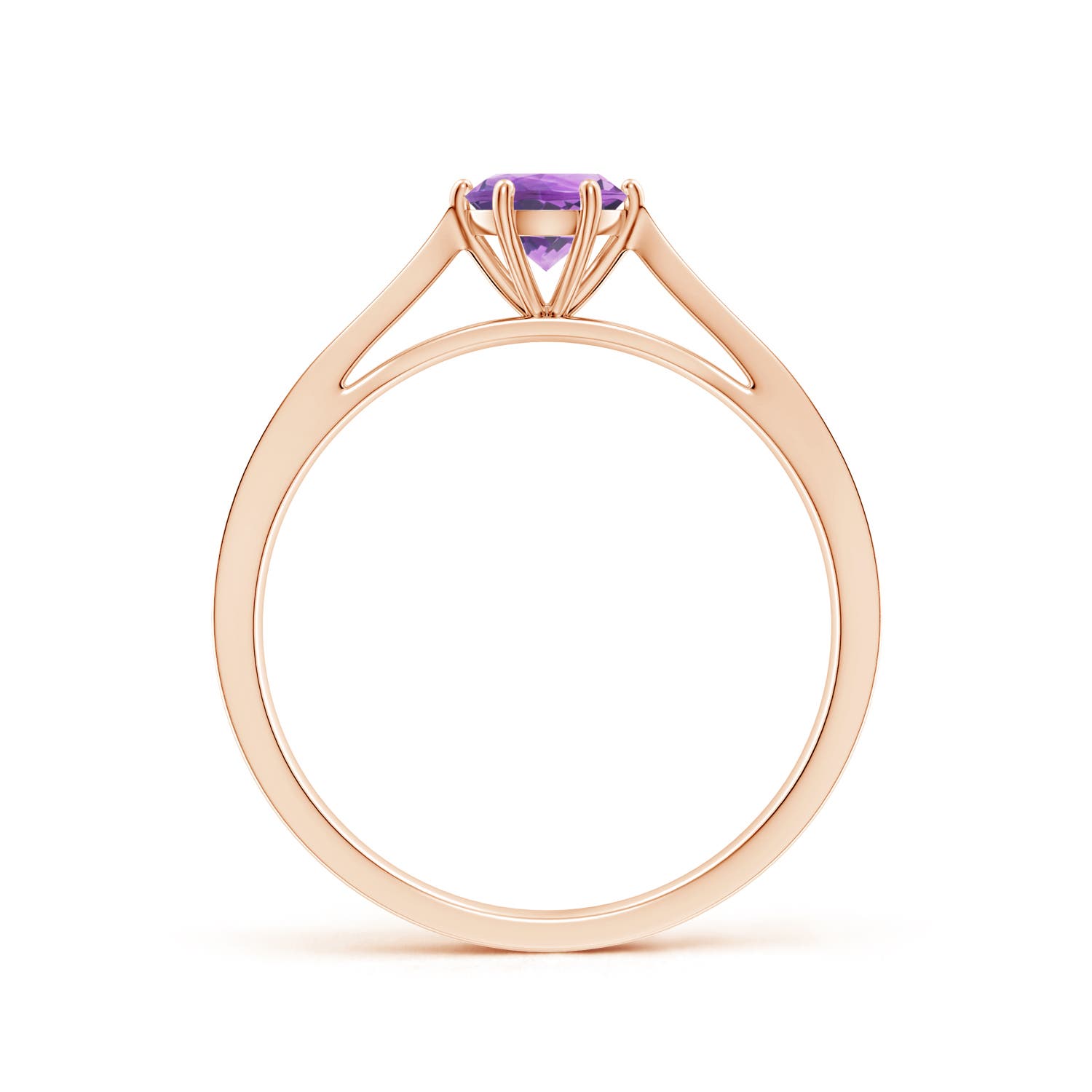 A - Amethyst / 0.47 CT / 14 KT Rose Gold