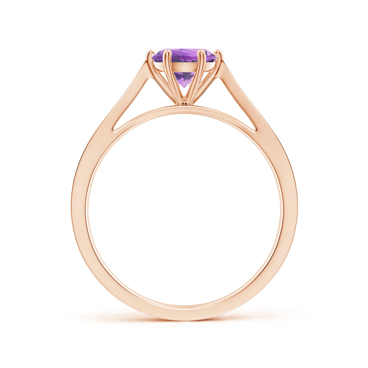 A - Amethyst / 0.82 CT / 14 KT Rose Gold