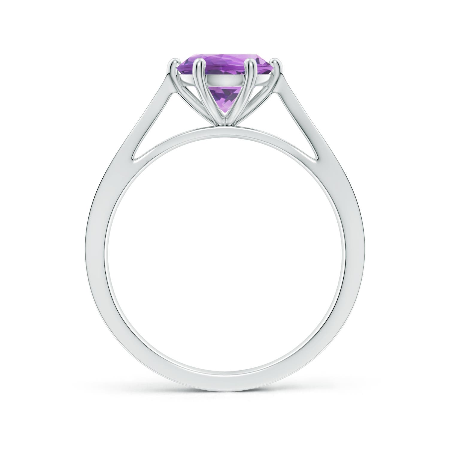 A - Amethyst / 1.18 CT / 14 KT White Gold