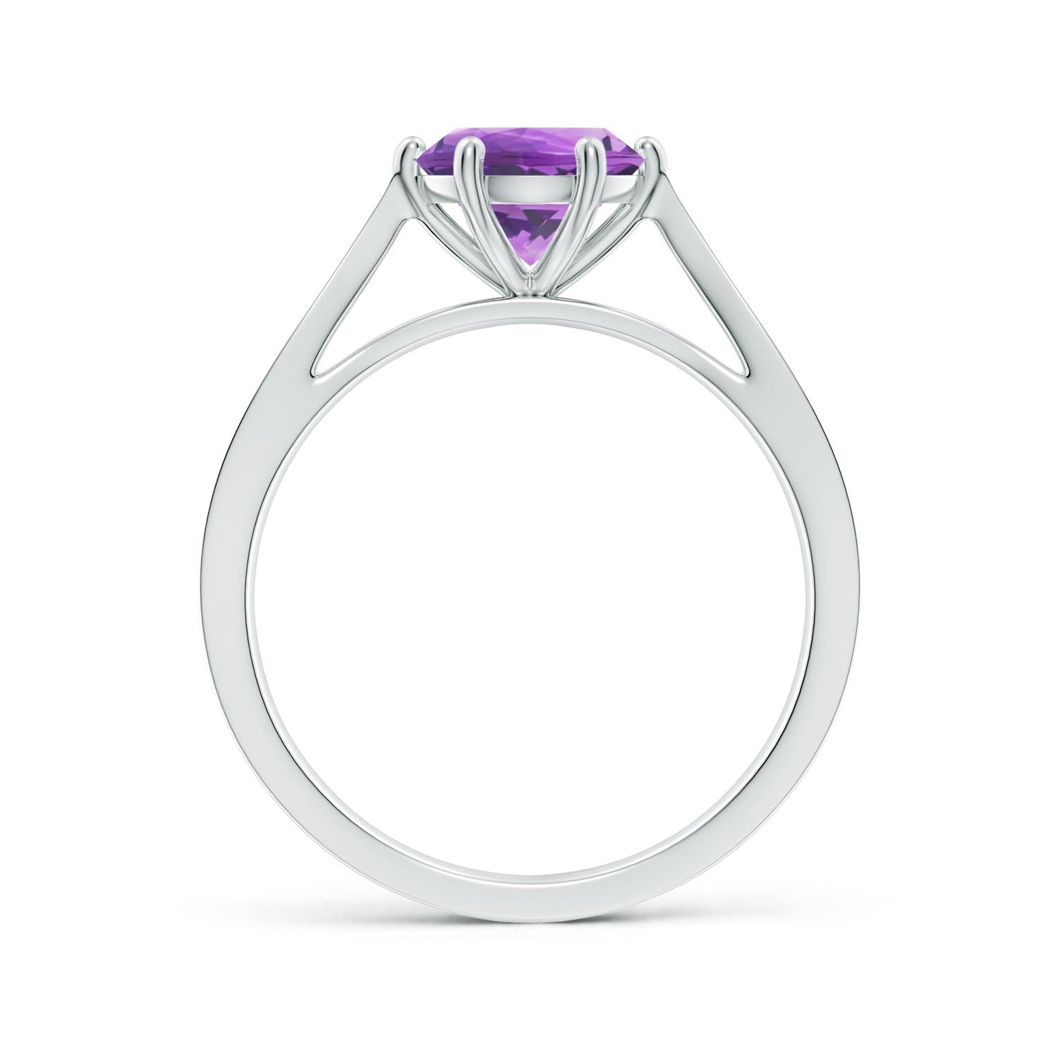 AA - Amethyst / 1.18 CT / 14 KT White Gold