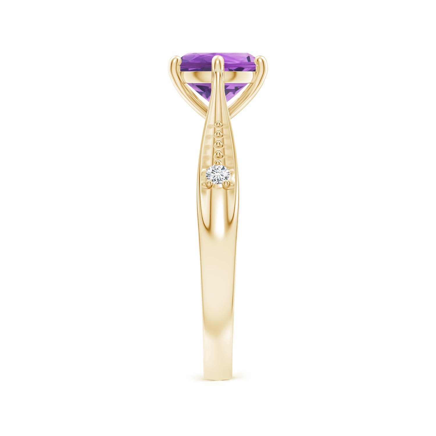 AA - Amethyst / 1.18 CT / 14 KT Yellow Gold