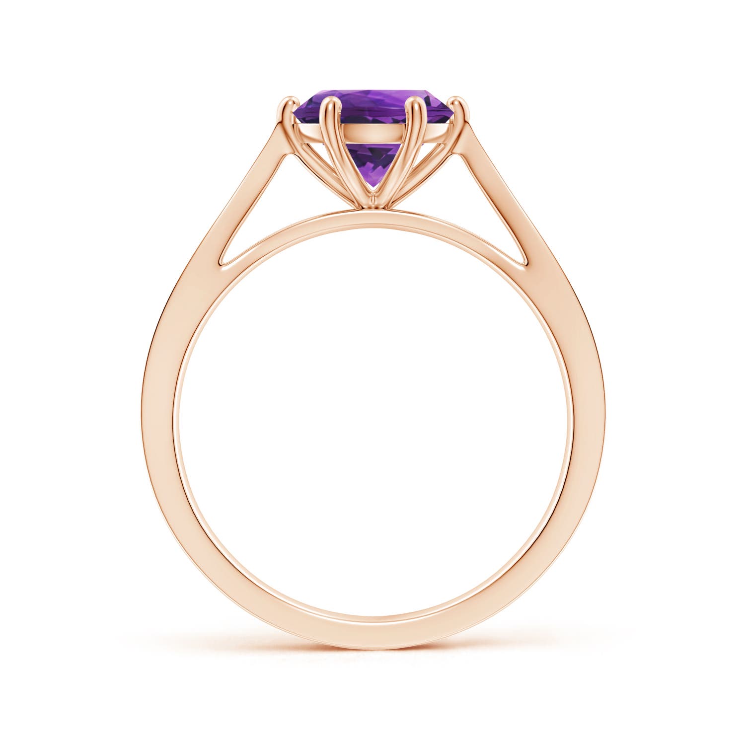 AAAA - Amethyst / 1.18 CT / 14 KT Rose Gold