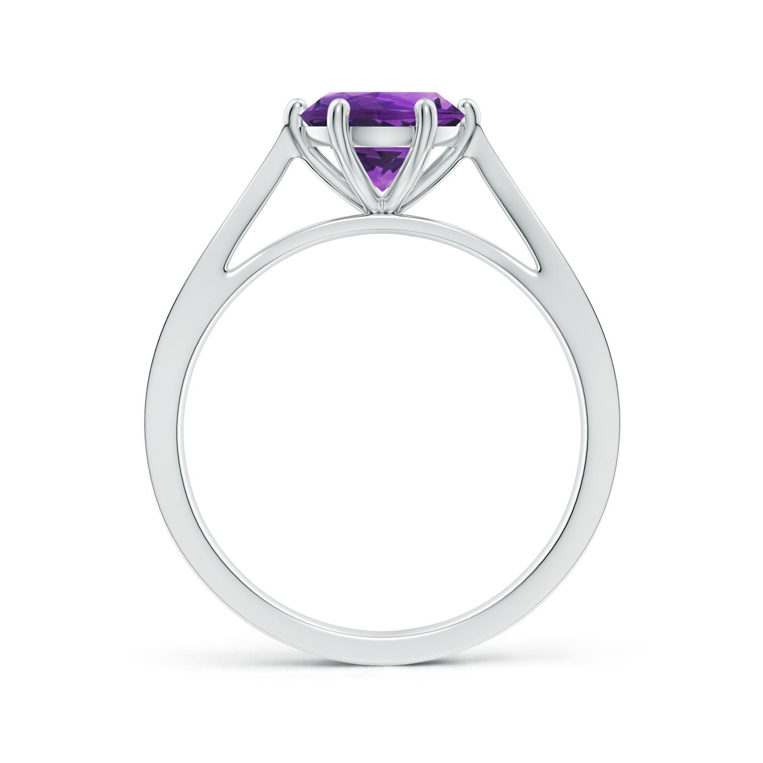 AAAA - Amethyst / 1.18 CT / 14 KT White Gold