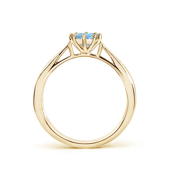 AAA - Aquamarine / 0.42 CT / 14 KT Yellow Gold