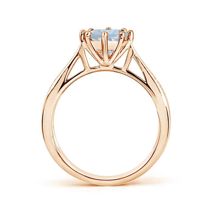 A - Aquamarine / 1.15 CT / 14 KT Rose Gold