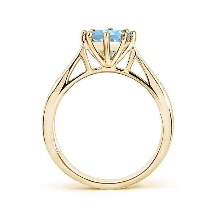 AAAA - Aquamarine / 1.15 CT / 14 KT Yellow Gold