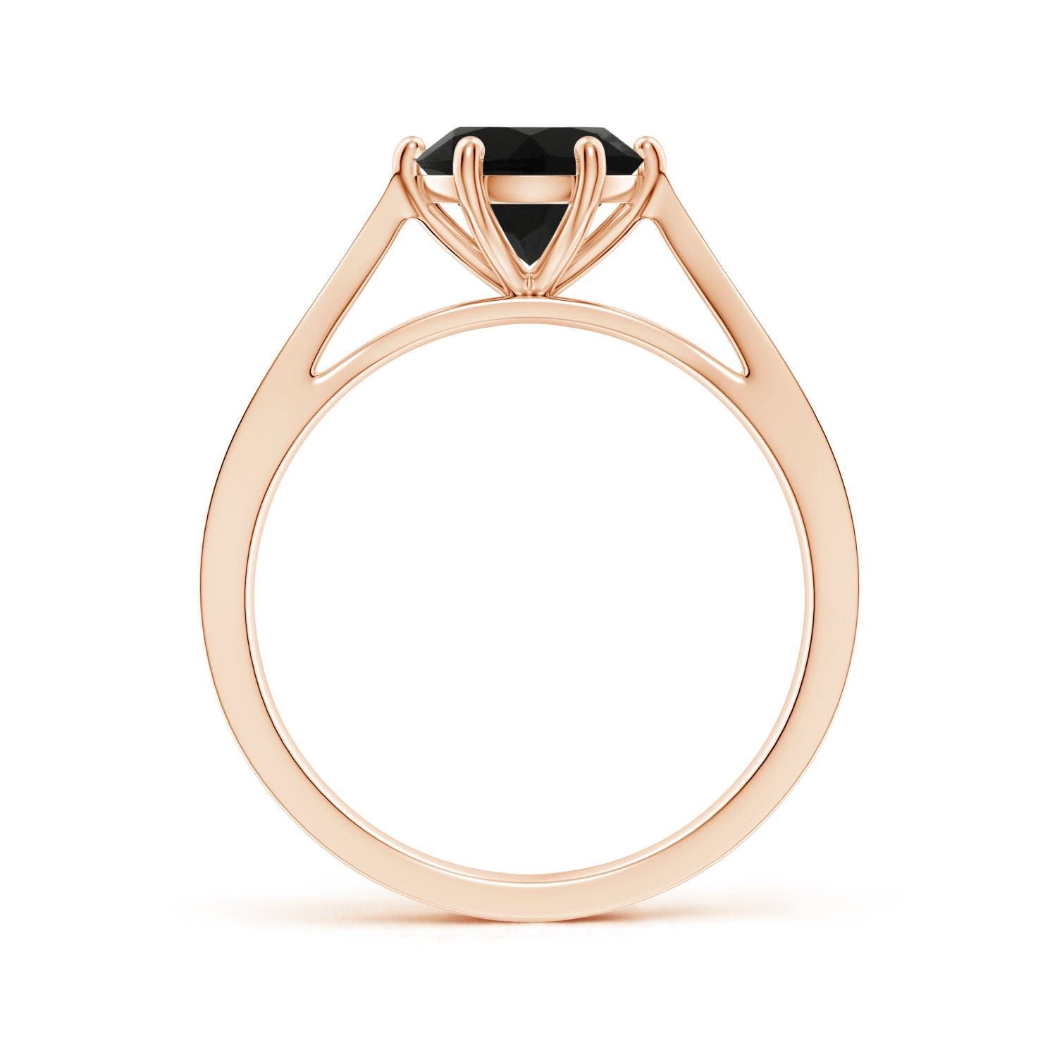 AAA - Black Onyx / 1.03 CT / 14 KT Rose Gold