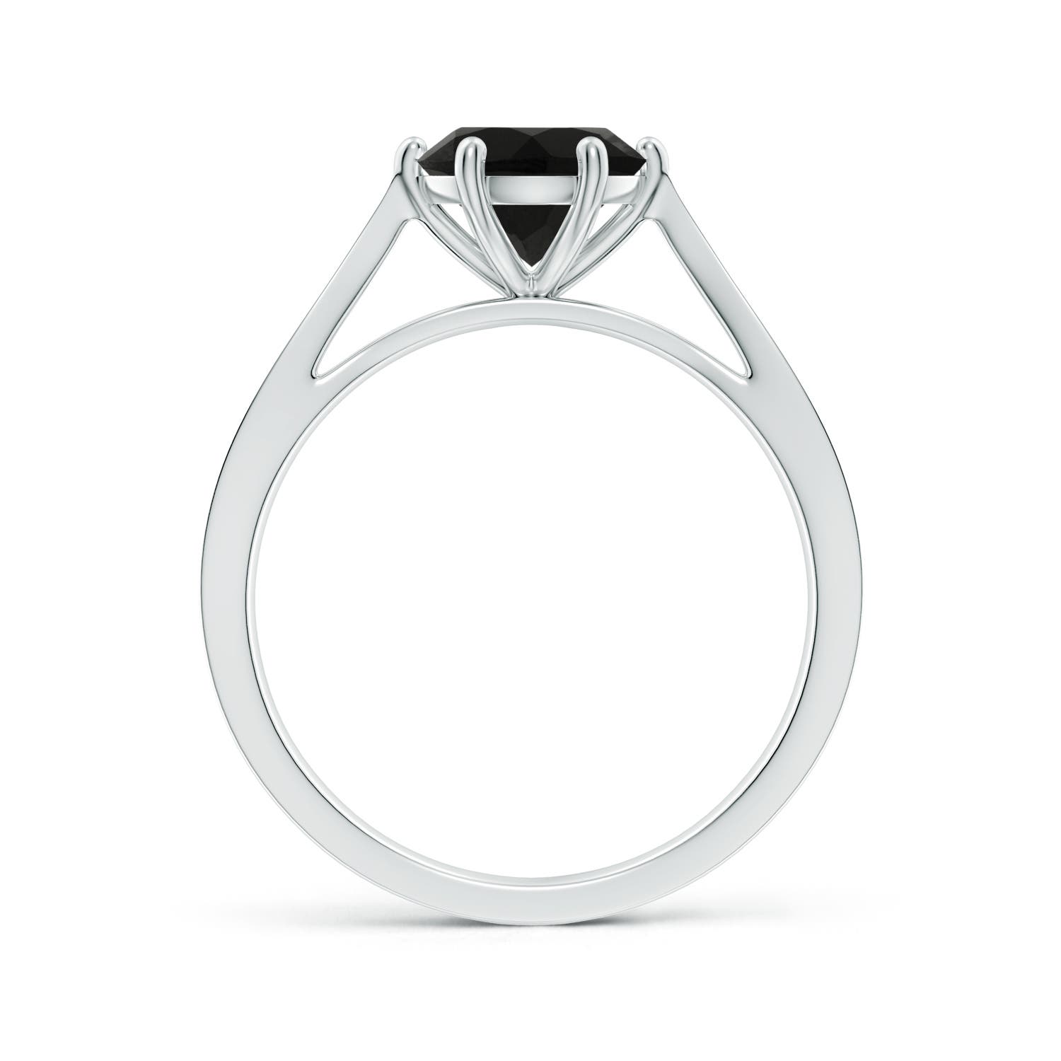 AAA - Black Onyx / 1.03 CT / 14 KT White Gold