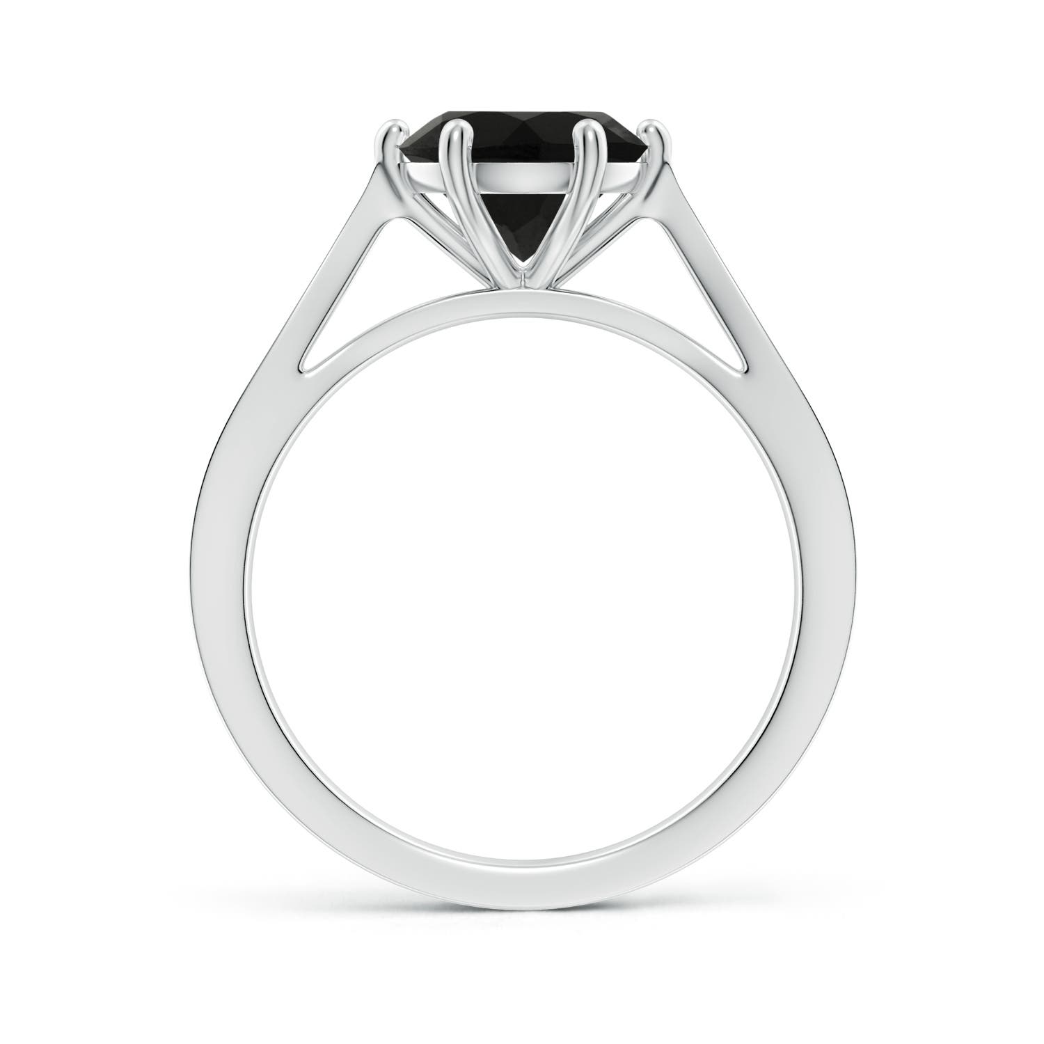 AAA - Black Onyx / 2.29 CT / 14 KT White Gold