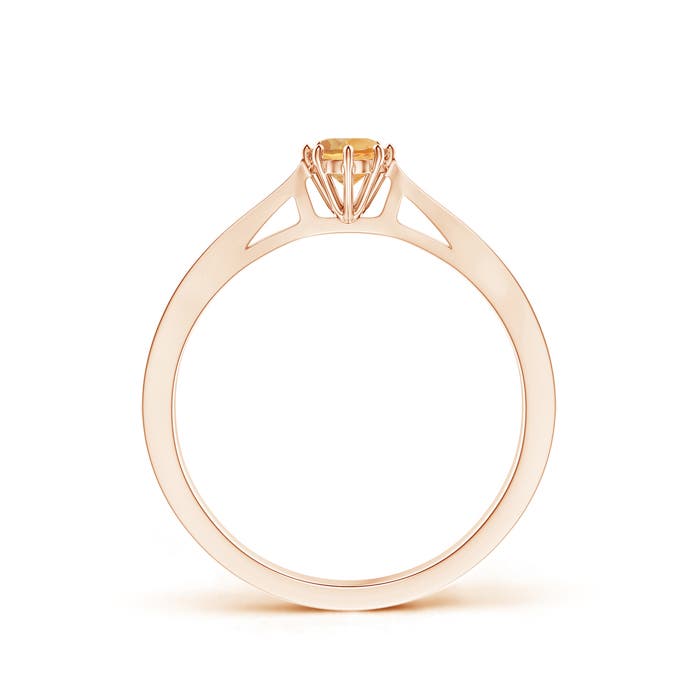 A - Citrine / 0.24 CT / 14 KT Rose Gold