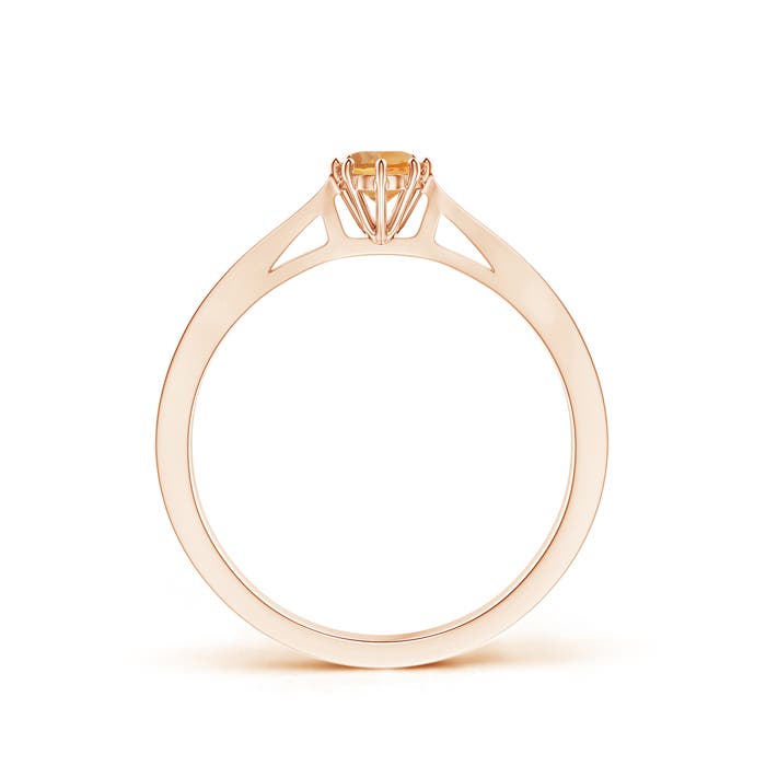 AA - Citrine / 0.24 CT / 14 KT Rose Gold