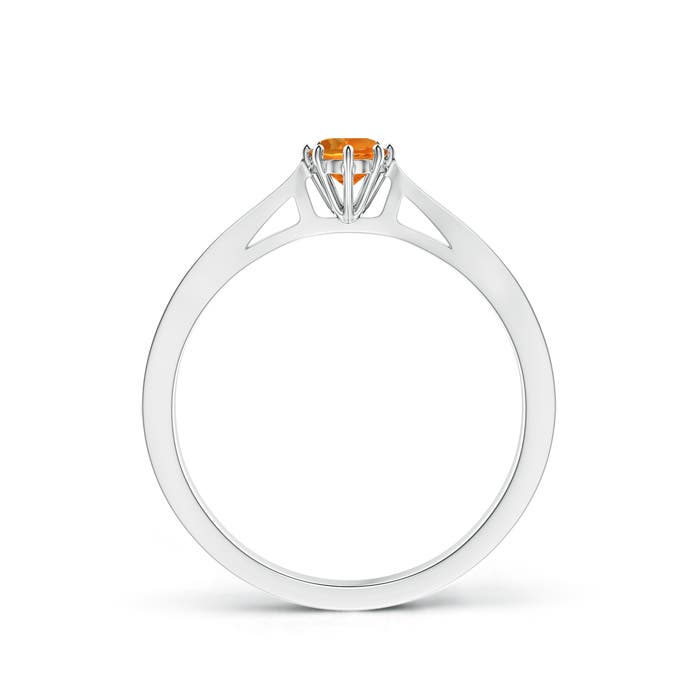 AAAA - Citrine / 0.24 CT / 14 KT White Gold