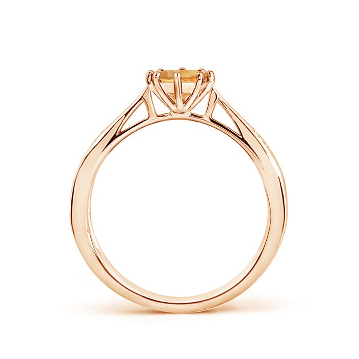 A - Citrine / 0.47 CT / 14 KT Rose Gold