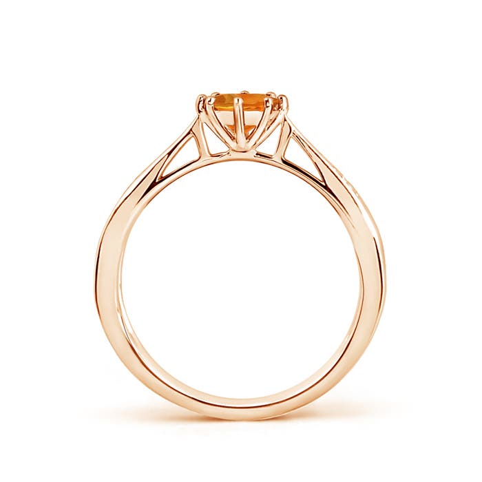 AAAA - Citrine / 0.47 CT / 14 KT Rose Gold