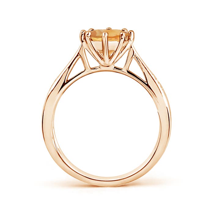 A - Citrine / 1.28 CT / 14 KT Rose Gold