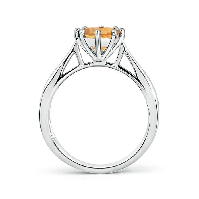 A - Citrine / 1.28 CT / 14 KT White Gold