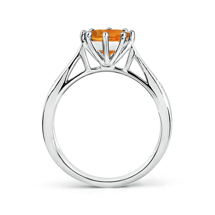 AAAA - Citrine / 1.28 CT / 14 KT White Gold