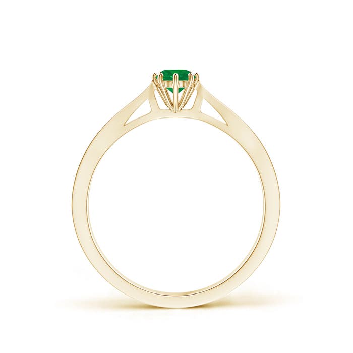 AA - Emerald / 0.25 CT / 14 KT Yellow Gold