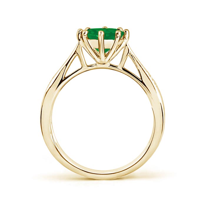 AA - Emerald / 1.23 CT / 14 KT Yellow Gold