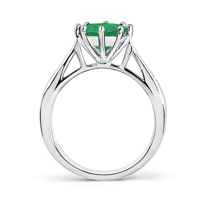 A - Emerald / 1.79 CT / 14 KT White Gold