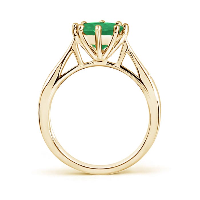 A - Emerald / 1.79 CT / 14 KT Yellow Gold