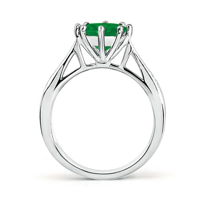 AA - Emerald / 1.79 CT / 14 KT White Gold