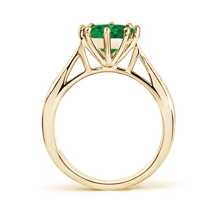 AAA - Emerald / 1.79 CT / 14 KT Yellow Gold