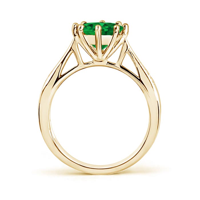 AAAA - Emerald / 1.79 CT / 14 KT Yellow Gold