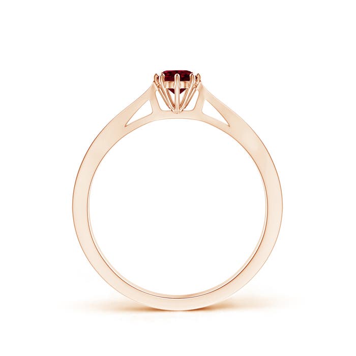 A - Garnet / 0.34 CT / 14 KT Rose Gold