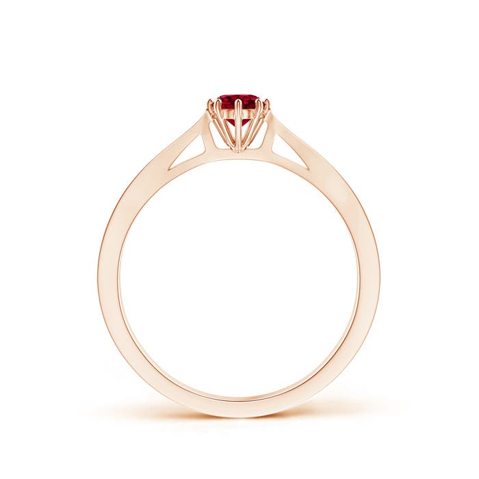 AAAA - Garnet / 0.34 CT / 14 KT Rose Gold