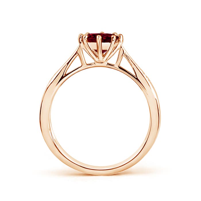 A - Garnet / 1.02 CT / 14 KT Rose Gold