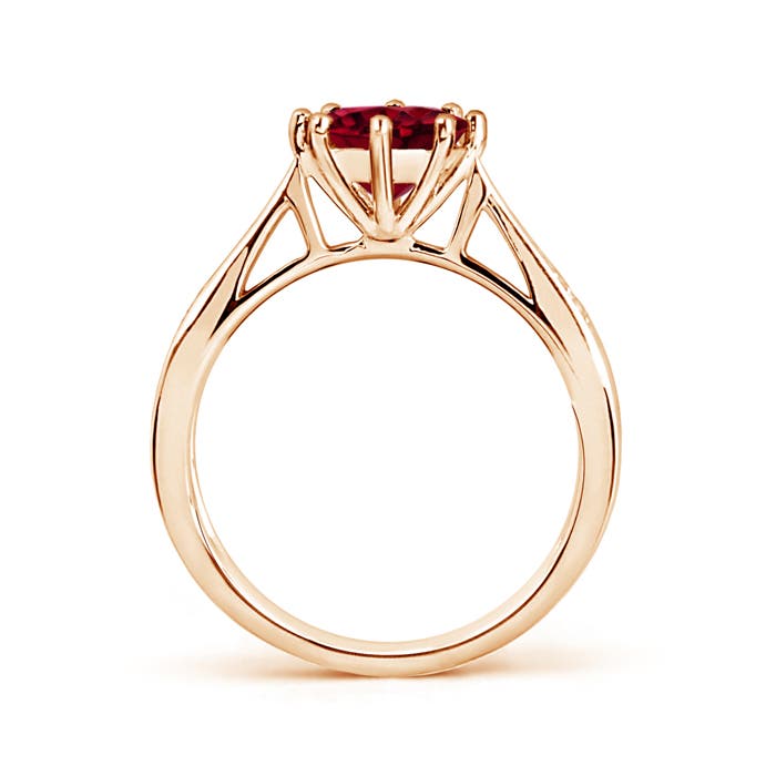 AA - Garnet / 1.53 CT / 14 KT Rose Gold