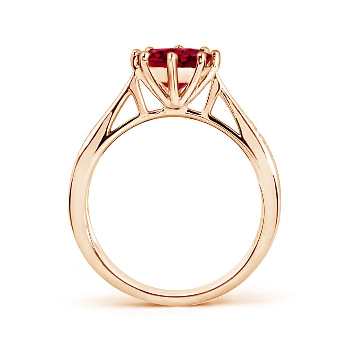 AAAA - Garnet / 1.53 CT / 14 KT Rose Gold