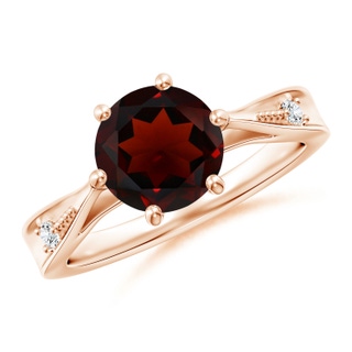 Round AA Garnet