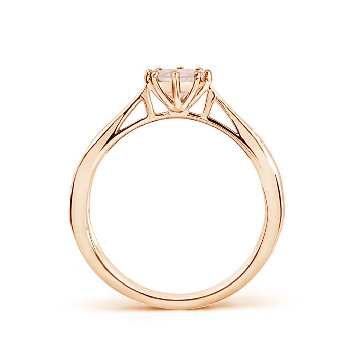 A - Morganite / 0.44 CT / 14 KT Rose Gold