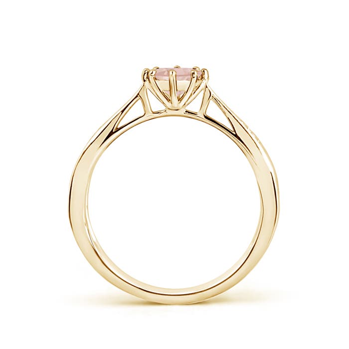 AAA - Morganite / 0.44 CT / 14 KT Yellow Gold