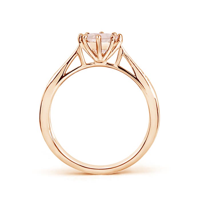 A - Morganite / 0.72 CT / 14 KT Rose Gold