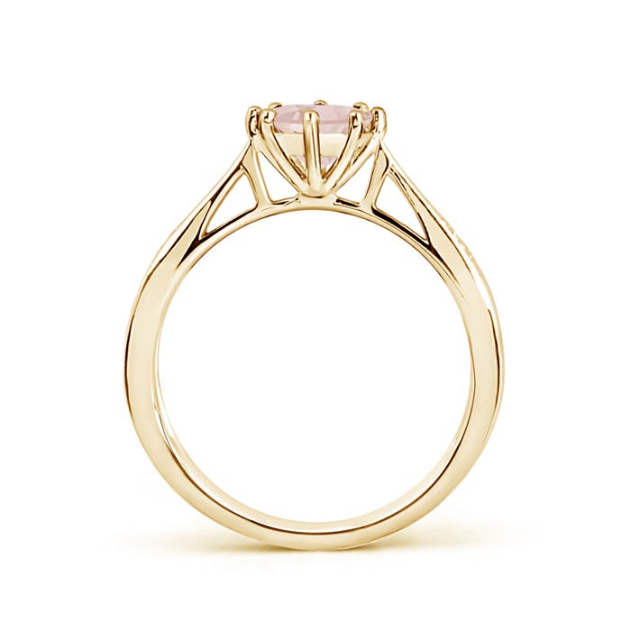 AA - Morganite / 0.72 CT / 14 KT Yellow Gold