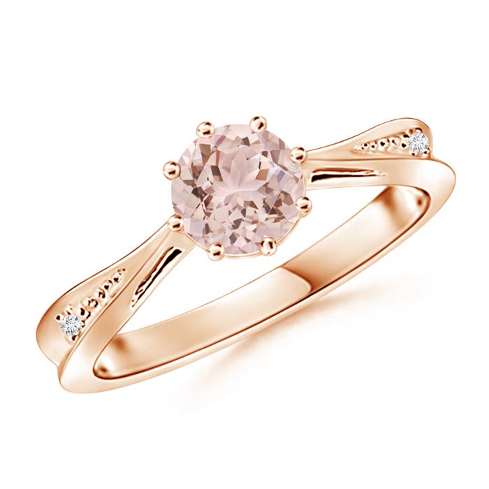 AAA - Morganite / 0.72 CT / 14 KT Rose Gold