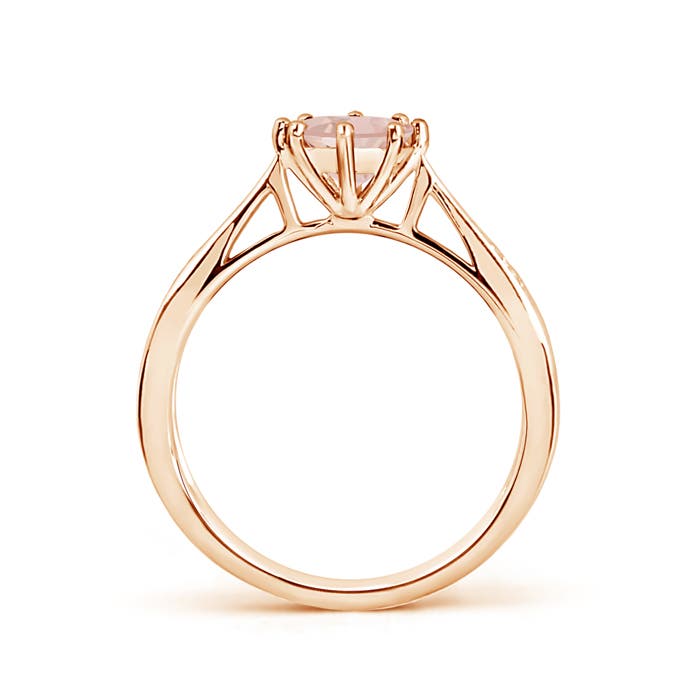 AAA - Morganite / 0.72 CT / 14 KT Rose Gold