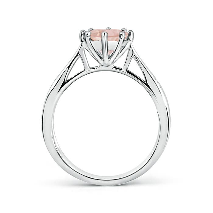 AAA - Morganite / 1.13 CT / 14 KT White Gold